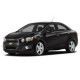 Накладки на пороги з підсвіткою для Chevrolet Sonic 2012+