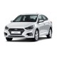 Накладки на пороги з підсвіткою для Hyundai Accent 2017+