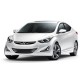 Накладки на пороги з підсвіткою для Hyundai Elantra V (MD) 2011-2016