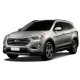 Накладки на пороги з підсвіткою для Hyundai Santa Fe III 2012-2019