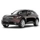 Накладки на пороги з підсвіткою для Infiniti QX70 (FX) 2008+
