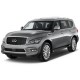 Накладки на пороги з підсвіткою для Infiniti QX80 2013+