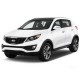 Накладки на пороги з підсвіткою для KIA Sportage III 2010-2015