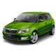 Накладки на пороги з підсвіткою для Skoda Fabia II 2007-2014