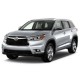 Накладки на пороги з підсвіткою для Toyota Highlander III 2014+