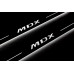 Накладки на пороги з підсвіткою Acura MDX II 2006-2013 logo MDX (front doors) - (тип Static)