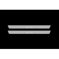 Накладки на пороги з підсвіткою Audi A1 I 2010-2018 з лого Audi A1 (front doors) - (тип Static) Накладки на пороги з підсвіткою Audi A1 I 2010-2018 з лого Audi A1 (front doors) - (тип Static)