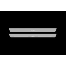 Накладки на пороги з підсвіткою Audi A3 8V 2012-2020 (front doors) - (тип Static)