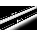 Накладки на пороги з підсвіткою Audi A4 B8 2008-2015 (front doors) з логотипом A4 - (тип Static)