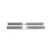 Накладки на пороги з підсвіткою Audi A4 B8 2008-2015 (front doors) з логотипом A4 - (тип Static)