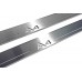 Накладки на пороги з підсвіткою Audi A4 B8 2008-2015 (front doors) з логотипом A4 - (тип Static)