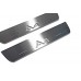 Накладки на пороги з підсвіткою Audi A4 B8 2008-2015 (rear doors) з логотипом A4 - (тип Static)