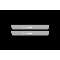 Накладки на пороги з підсвіткою BMW 3 F30 2012-2018 з лого Sport Line (front doors) - (тип Static) Накладки на пороги з підсвіткою BMW 3 F30 2012-2018 з лого Sport Line (front doors) - (тип Static)