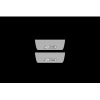 Накладки на пороги з підсвіткою BMW X3 F25 2010-2017 (rear doors) - (тип Static)