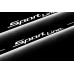 Накладки на пороги з підсвіткою BMW X5 G05 2019+ з лого Sport Line (front doors) - (тип Static)