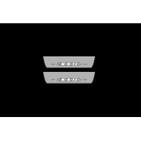 Накладки на пороги з підсвіткою Chrysler 300C II 2011+ з логотипом "300C" (rear doors) - (тип Static) Накладки на пороги з підсвіткою Chrysler 300C II 2011+ з логотипом "300C" (rear doors) - (тип Static)