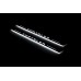 Накладки на пороги з підсвіткою Chrysler 300C I 2005-2010 з логотипом "Chrysler" (front doors) - (тип Static)