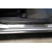 Накладки на пороги з підсвіткою Citroen C-Crosser 2007-2012 (front doors) - (тип Static)