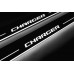 Накладки на пороги з підсвіткою Dodge Charger 2011+ з логотипом "CHARGER" (front doors) - (тип Static)