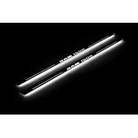Накладки на пороги з підсвіткою Dodge Ram IV 2009-2018 (front doors) - (тип Static)