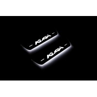 Накладки на пороги з підсвіткою Ford Kuga II 2013-2020 (rear doors) - (тип Static) Накладки на пороги з підсвіткою Ford Kuga II 2013-2020 (rear doors) - (тип Static)