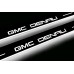 Накладки на пороги з підсвіткою GMC Terrain II 2018+ (front doors) з лого GMC DENALI - (тип Static)