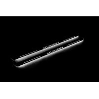 Накладки на пороги з підсвіткою GMC Yukon V 2020+ (front doors) - (тип Static)