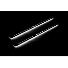 Накладки на пороги з підсвіткою Honda Accord 8 2008-2013 - (тип Static)