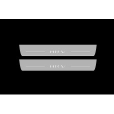 Накладки на пороги з підсвіткою Honda HR-V III 2021+ (front doors) - (тип Static)