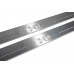 Накладки на пороги з підсвіткою Hummer H2 2002-2009 з логотипом H2 (front doors) - (тип Static)
