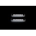 Накладки на пороги з підсвіткою Hummer H2 2002-2009 (rear doors) - (тип Static)