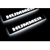 Накладки на пороги з підсвіткою Hummer H2 2002-2009 (rear doors) - (тип Static)