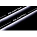 Накладки на пороги з підсвіткою Hyundai Elantra V (MD) 2011-2016 (front doors) - (тип Static)