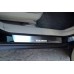 Накладки на пороги з підсвіткою Hyundai Tucson I 2004-2015 - (тип Static)