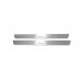 Накладки на пороги з підсвіткою Jeep Cherokee KL 2014+ з лого Jeep (front doors) - (тип Static)