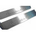 Накладки на пороги з підсвіткою Mercedes E W211 2002-2009 (rear doors) - (тип Static)