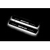 Накладки на пороги з підсвіткою Mercedes E-Class W213 2016+ з логотипом AMG (front doors) - (тип Static)