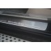 Накладки на пороги з підсвіткою Mercedes ML W164 2005-2011 (front doors) - (тип Static)