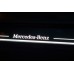 Накладки на пороги з підсвіткою Mercedes ML W164 2005-2011 (front doors) - (тип Static)