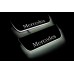 Накладки на пороги з підсвіткою Mercedes ML W164 2005-2011 (rear doors) - (тип Static)