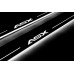 Накладки на пороги з підсвіткою Mitsubishi ASX 2010+ (front doors) - (тип Static)