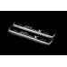 Накладки на пороги з підсвіткою Mitsubishi Lancer Evolution X 2007-2016 (front doors) - (тип Static)
