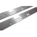 Накладки на пороги з підсвіткою Mitsubishi Lancer Evolution X 2007-2016 (front doors) - (тип Static)