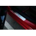 Накладки на пороги з підсвіткою Mitsubishi Lancer X 2007+ (front doors) - (тип Static)
