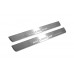 Накладки на пороги з підсвіткою Mitsubishi Lancer X 2007+ з логотипом RalliArt (front doors) - (тип Static)