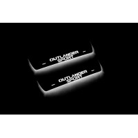 Накладки на пороги з підсвіткою Mitsubishi Outlander Sport 2010+ (rear doors) - (тип Static) Накладки на пороги з підсвіткою Mitsubishi Outlander Sport 2010+ (rear doors) - (тип Static)