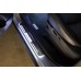 Накладки на пороги з підсвіткою Mitsubishi Outlander II 2007-2012 (front doors) - (тип Static)