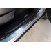 Накладки на пороги з підсвіткою Mitsubishi Outlander II 2007-2012 (front doors) - (тип Static)