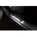 Накладки на пороги з підсвіткою Mitsubishi Outlander II 2007-2012 (rear doors) - (тип Static)