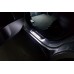 Накладки на пороги з підсвіткою Mitsubishi Outlander II 2007-2012 (rear doors) - (тип Static)